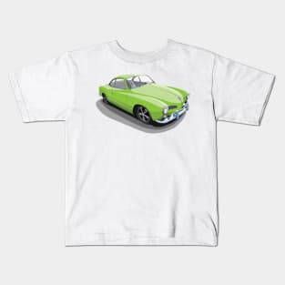 karmann ghia in light green Kids T-Shirt